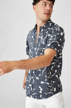 Short Sleeve Resort Shirt INDO FLORAL