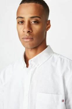 Vintage Prep Short Sleeve Shirt NAVY OXFORD -Mens Clothing Store 362731 04 1