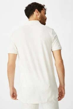 Brunswick Slub Polo WHITE TEXTURE 8 Brunswick Slub Polo WHITE TEXTURE -Mens Clothing Store 363556 07 3