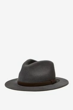 Wide Brim Felt Hat BLACK -Mens Clothing Store 363658 03 2