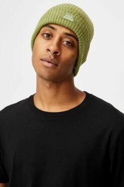 Basic Ribbed Beanie VINTAGE BLUE/SUPPLY SURPLUS 10 Basic Ribbed Beanie VINTAGE BLUE/SUPPLY SURPLUS -Mens Clothing Store 363673 22 2