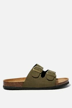 Double Buckle Sandal KHAKI 13 Double Buckle Sandal KHAKI -Mens Clothing Store 363765 04 2