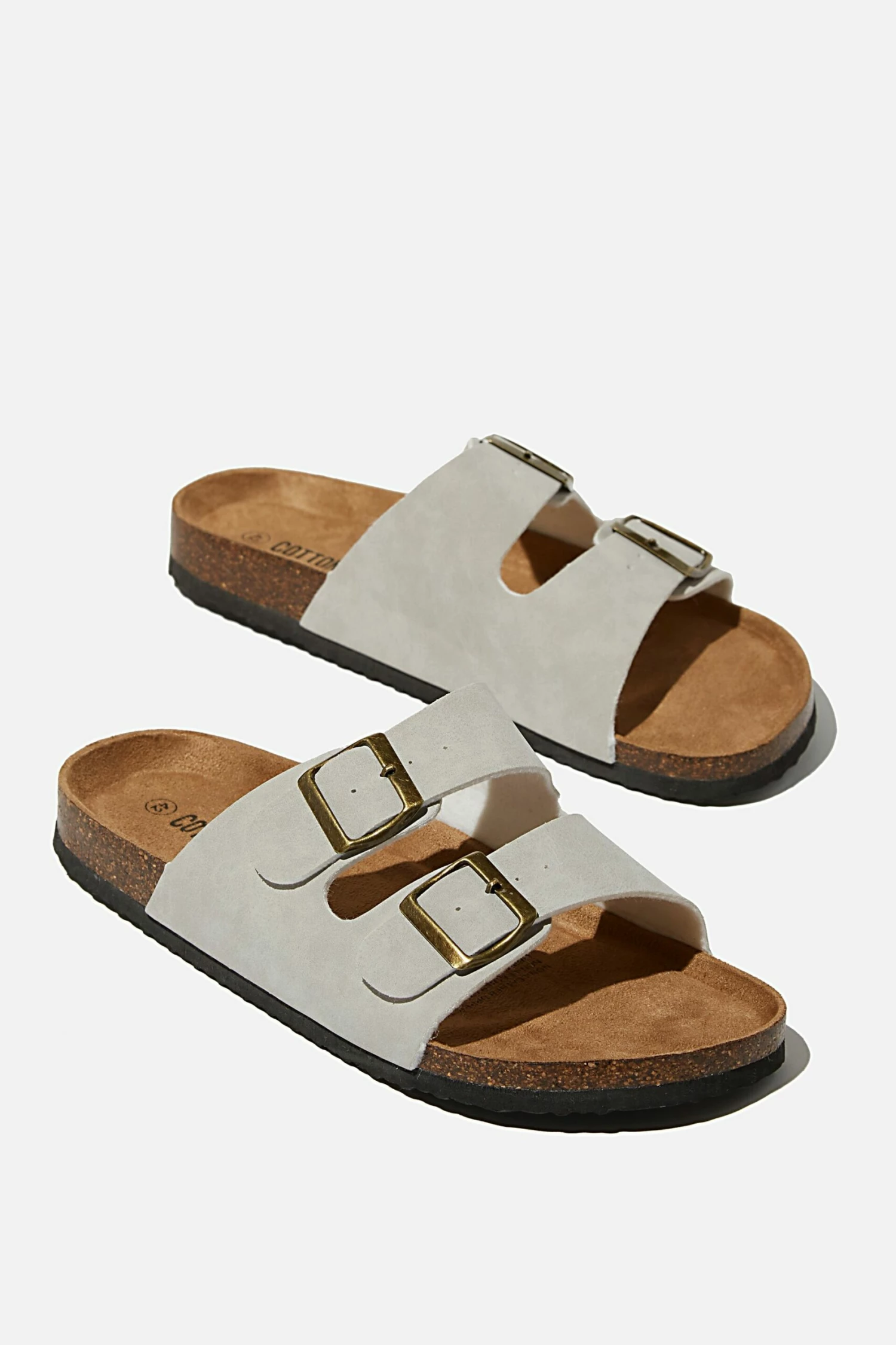 Double Buckle Sandal KHAKI 4 Double Buckle Sandal KHAKI - Image 4