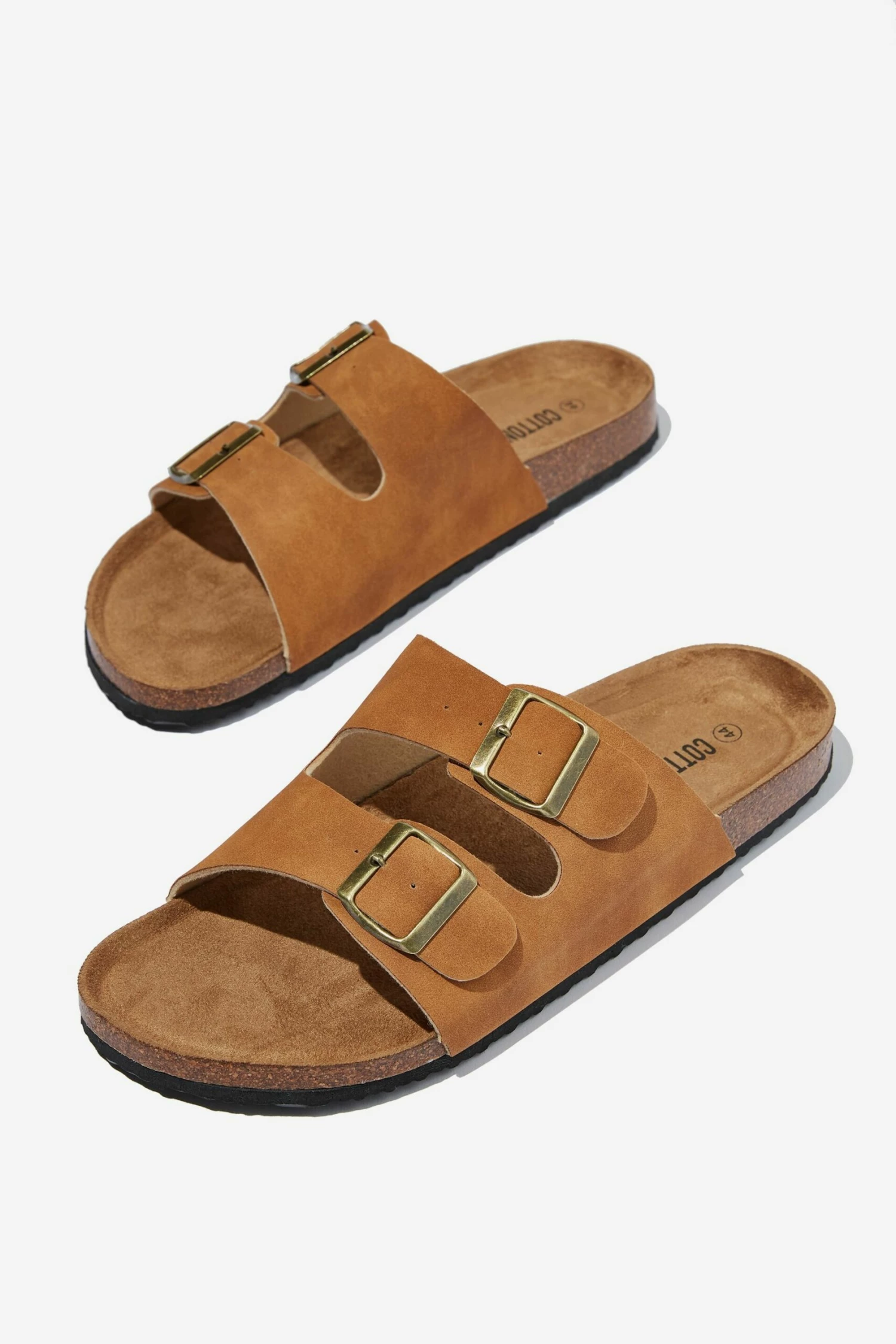 Double Buckle Sandal KHAKI 3 Double Buckle Sandal KHAKI - Image 3