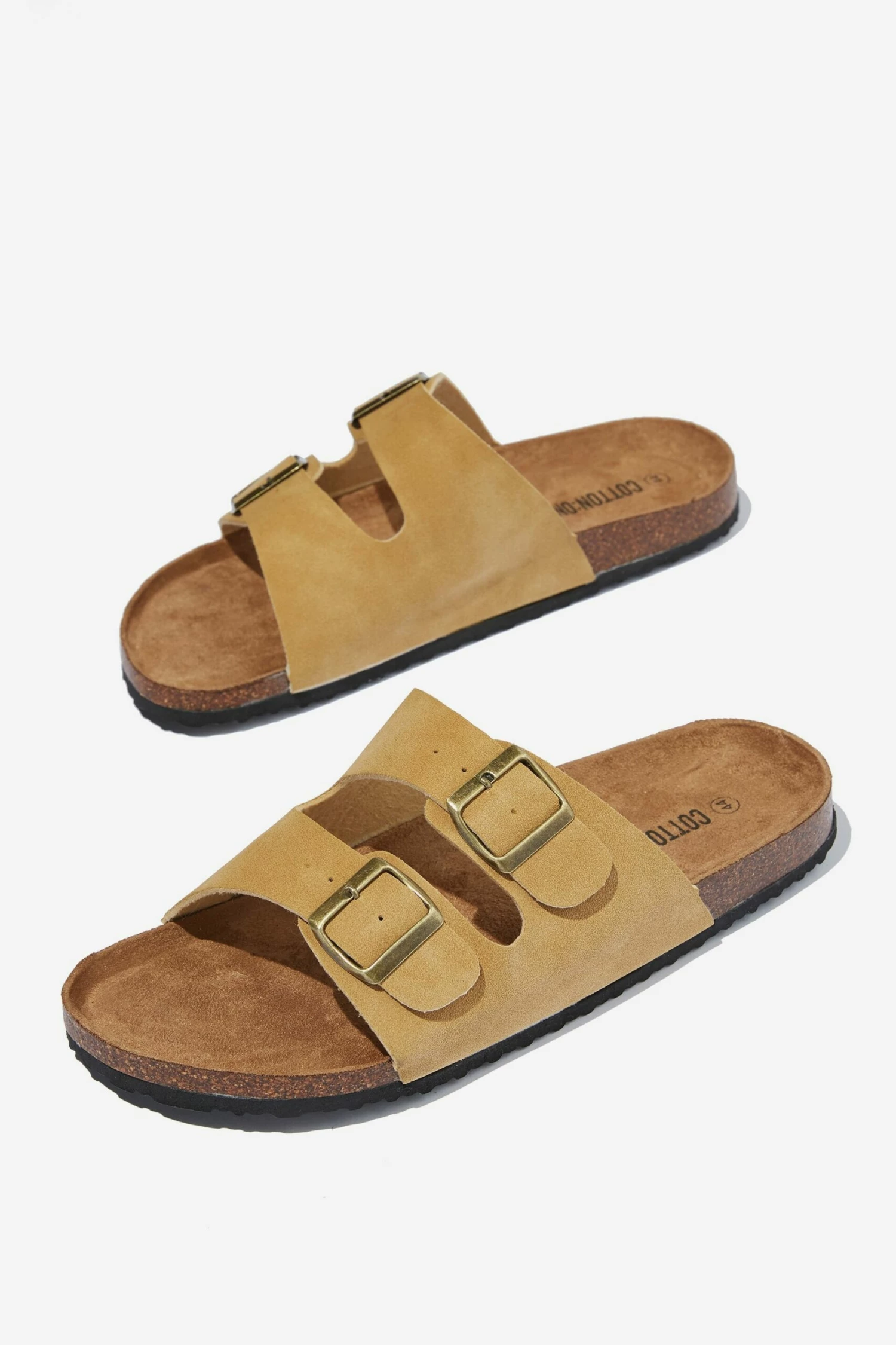 Double Buckle Sandal KHAKI 2 Double Buckle Sandal KHAKI - Image 2