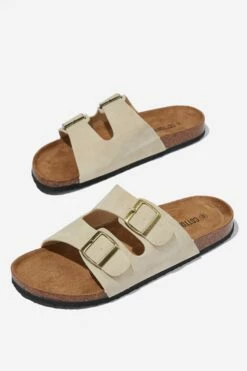 Double Buckle Sandal KHAKI