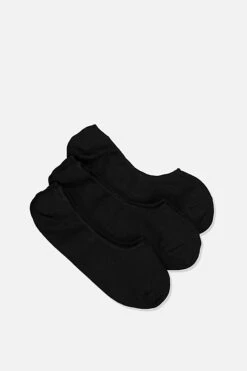 Invisible Socks 3 Pack WHITE -Mens Clothing Store 363767 01 2