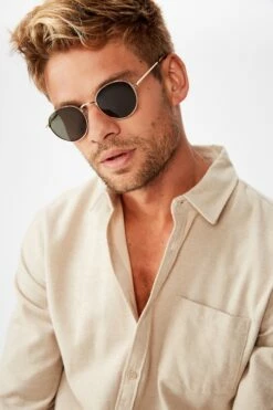 Bellbrae Sunglasses SILVER MATTE BLACK SMOKE -Mens Clothing Store 363791 02 2 1