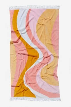 Bondi Rectangle Towel BUBBLEGUM BILLIE GEO -Mens Clothing Store 425113 116 2