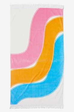 Bondi Rectangle Towel BUBBLEGUM BILLIE GEO -Mens Clothing Store 425113 123 2