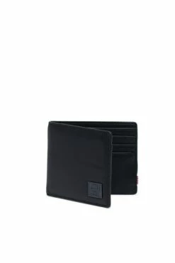 Herschel Hank Leather Rfid Wallet BLACK -Mens Clothing Store 4590140 01 1
