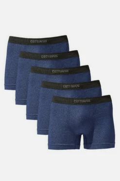 Multipack Mens Seamless Trunk 5pk Black -Mens Clothing Store 900021 03