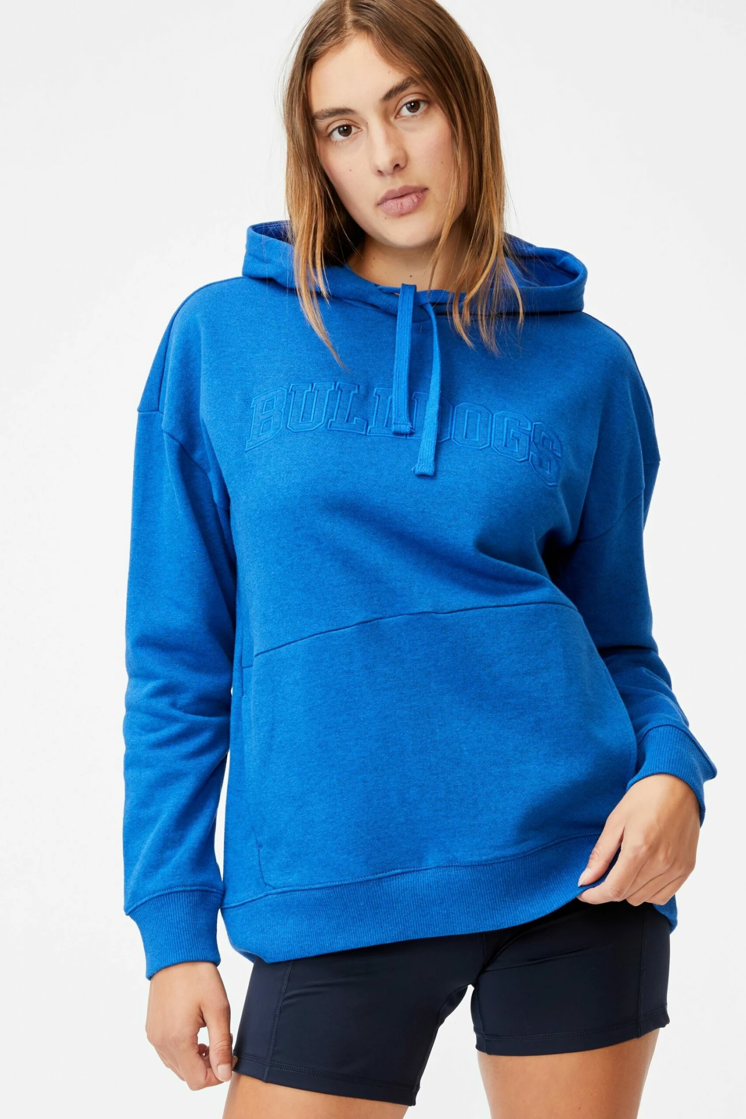 Nrl Womens Embroidered Pocket Hoodie BULLDOGS 9 Nrl Womens Embroidered Pocket Hoodie BULLDOGS - Image 9