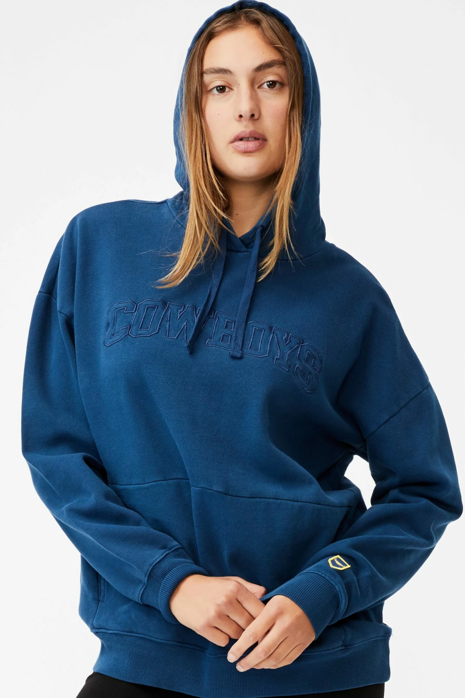 Nrl Womens Embroidered Pocket Hoodie BULLDOGS 8 Nrl Womens Embroidered Pocket Hoodie BULLDOGS - Image 8