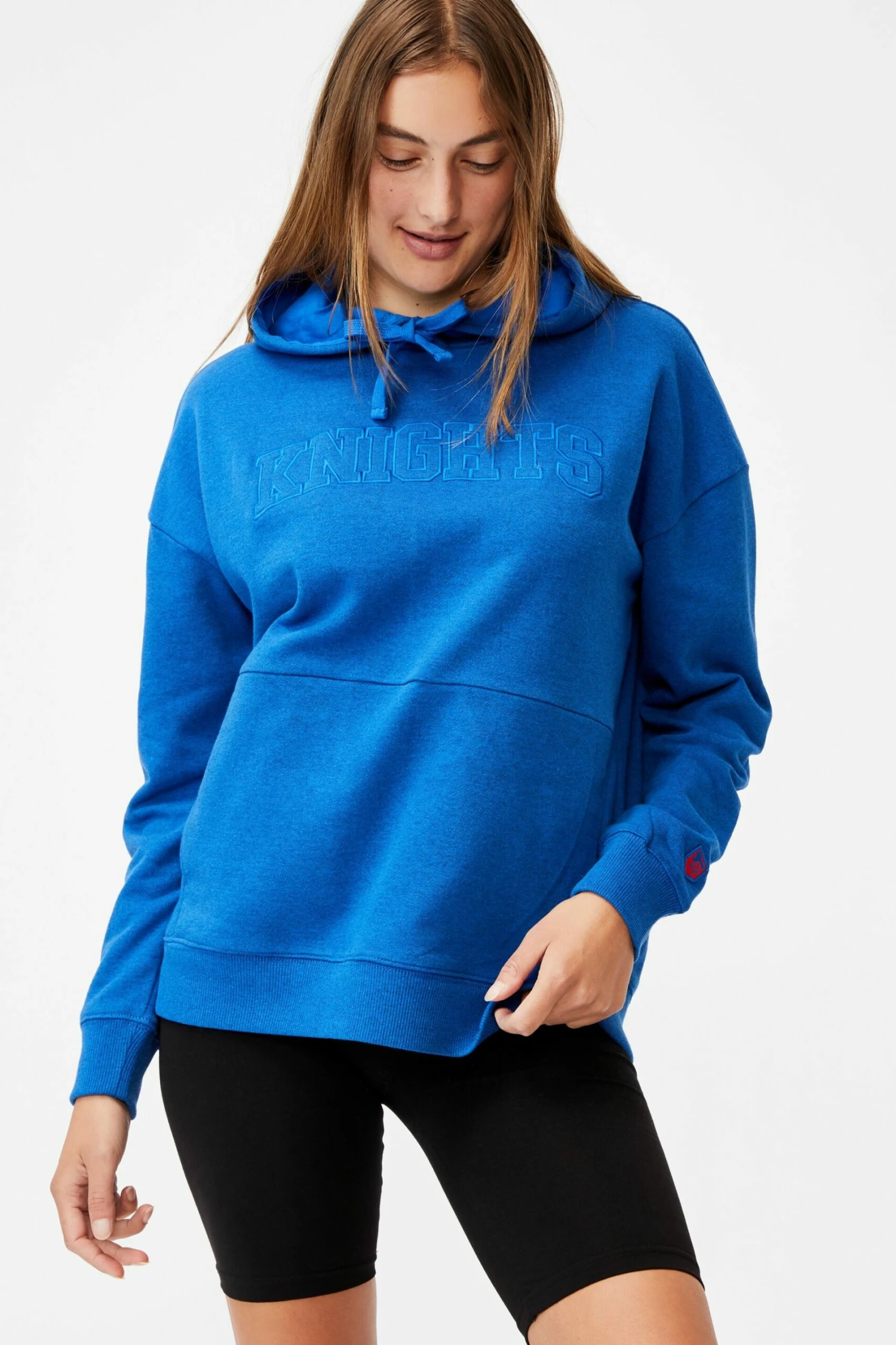 Nrl Womens Embroidered Pocket Hoodie BULLDOGS 6 Nrl Womens Embroidered Pocket Hoodie BULLDOGS - Image 6