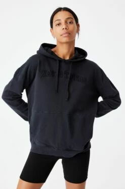 Nrl Womens Embroidered Pocket Hoodie BULLDOGS