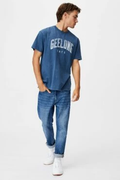 Afl Mens Collegiate T-Shirt MELBOURNE -Mens Clothing Store 9630231 07 2