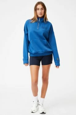 Afl Womens Fleece 1/4 Zip Jumper WEST COAST