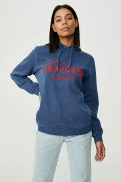 Nrl Womens Embroidered Chenille Hoodie SEA EAGLES -Mens Clothing Store 9630299 06 2