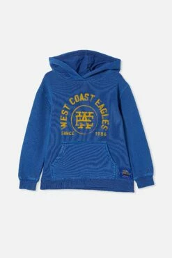Afl Kids Flocked Pocket Hoodie ADELAIDE