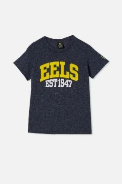 Nrl Kids Flocked Tee WESTS TIGERS -Mens Clothing Store 9630353 05 2