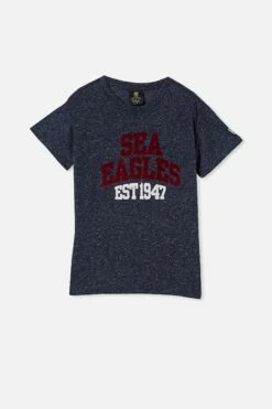 Nrl Kids Flocked Tee WESTS TIGERS -Mens Clothing Store 9630353 11 2