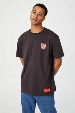 Nrl Mens Crackle Badge Tee RAIDERS -Mens Clothing Store 9630354 04 2