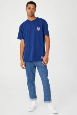 Nrl Mens Crackle Badge Tee RAIDERS -Mens Clothing Store 9630354 13 4