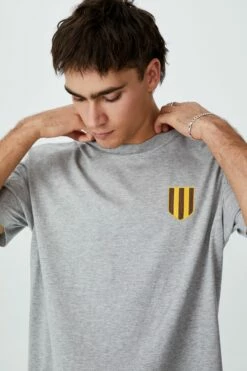 Afl Mens Crackle Badge Tee CARLTON -Mens Clothing Store 9630355 10 2