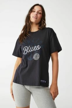 Afl Womens Embroidered Script Tee COLLINGWOOD 35 Afl Womens Embroidered Script Tee COLLINGWOOD -Mens Clothing Store 9630389 03 2