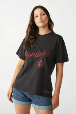 Afl Womens Embroidered Script Tee COLLINGWOOD 33 Afl Womens Embroidered Script Tee COLLINGWOOD -Mens Clothing Store 9630389 05 2