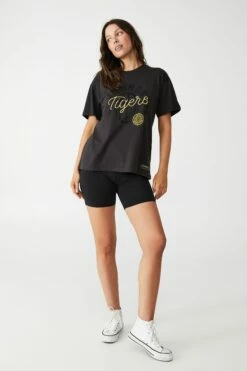 Afl Womens Embroidered Script Tee COLLINGWOOD 25 Afl Womens Embroidered Script Tee COLLINGWOOD -Mens Clothing Store 9630389 14 2