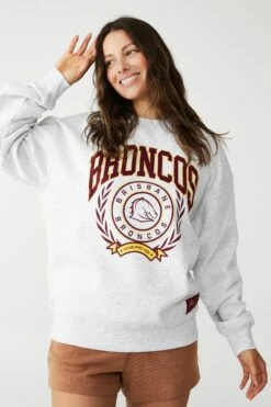 Nrl Womens Applique College Crew RAIDERS 23 Nrl Womens Applique College Crew RAIDERS -Mens Clothing Store 9630392 01 2