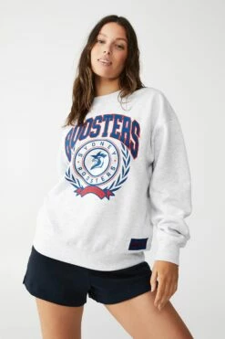 Nrl Womens Applique College Crew RAIDERS 17 Nrl Womens Applique College Crew RAIDERS -Mens Clothing Store 9630392 10 2