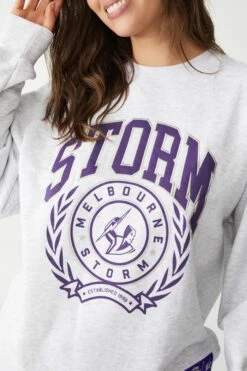 Nrl Womens Applique College Crew RAIDERS 25 Nrl Womens Applique College Crew RAIDERS -Mens Clothing Store 9630392 13 1