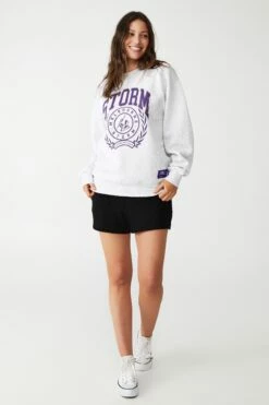 Nrl Womens Applique College Crew RAIDERS 27 Nrl Womens Applique College Crew RAIDERS -Mens Clothing Store 9630392 13 4