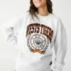 Nrl Womens Applique College Crew RAIDERS