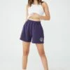 Nrl Womens Fleece Short STORM