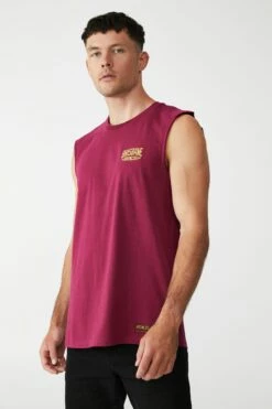 Nrl Mens Packed Emb Muscle Tank COWBOYS -Mens Clothing Store 9630406 01 2