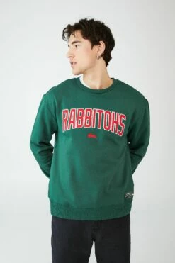 Nrl Mens Zig Zag Applique Crew PANTHERS -Mens Clothing Store 9630412 08 2