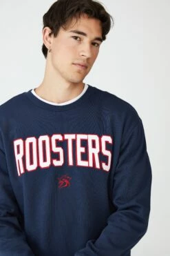 Nrl Mens Zig Zag Applique Crew PANTHERS -Mens Clothing Store 9630412 10 1