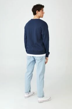 Nrl Mens Zig Zag Applique Crew PANTHERS -Mens Clothing Store 9630412 10 3