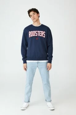 Nrl Mens Zig Zag Applique Crew PANTHERS -Mens Clothing Store 9630412 10 4