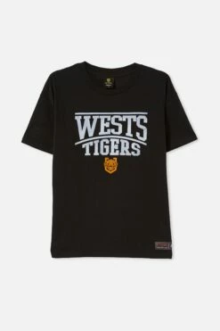 Nrl Womens Distressed Flock Tee RABBITOHS