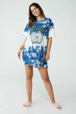 Nrl Womens Oversized Tee Nightie RAIDERS -Mens Clothing Store 9630428 09 1