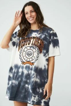 Nrl Womens Oversized Tee Nightie RAIDERS