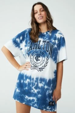 Afl Womens Oversized Tee Nightie BRISBANE -Mens Clothing Store 9630429 03 2 1