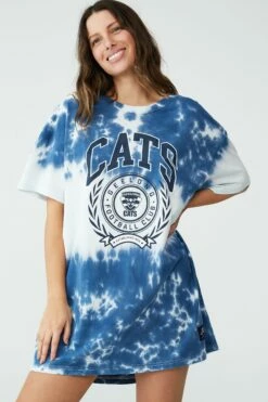 Afl Womens Oversized Tee Nightie BRISBANE -Mens Clothing Store 9630429 07 2