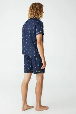 Nrl Adults Ss/Short Xmas Pj Set WESTS TIGERS -Mens Clothing Store 9630432 14 3