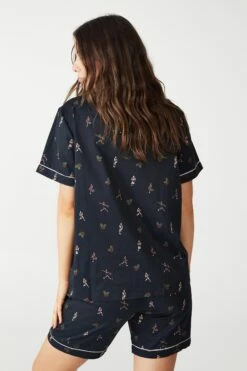 Afl Adults Ss/Short Xmas Pj Set PORT ADELAIDE -Mens Clothing Store 9630433 03 4